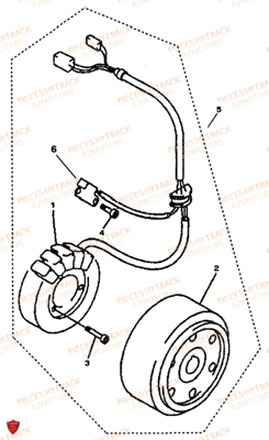 ALTERNATEUR AZMOTORS HY300 DEMON