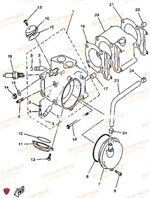 CYLINDRE HYTRACK Pièces Quad HY300-DEMON