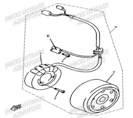 ALTERNATEUR AZMOTORS HY310