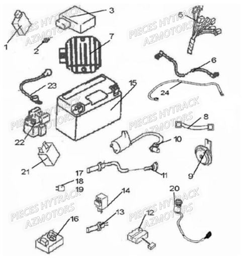 SYSTEME ELECTRIQUE AZMOTORS HY310