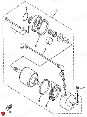 ENSEMBLE_DEMARREUR HYTRACK Pièces Quad HY310