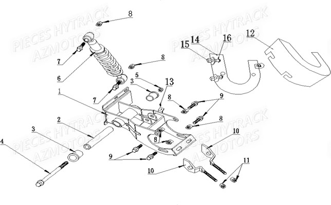 BRAS OSCILLANT pour HY35EV