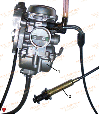Carburateur HYTRACK Pièces Quad HY400