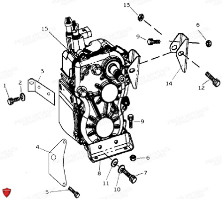 SUPPORT BOITE DE VITESSES pour HY410IS