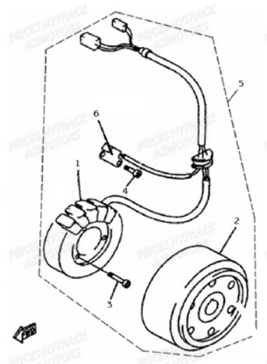 ALTERNATEUR AZMOTORS HY410S