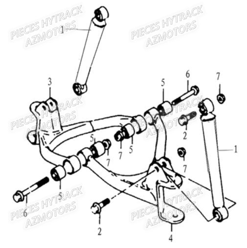 SUSPENSION AVANT pour HY50-AV2006