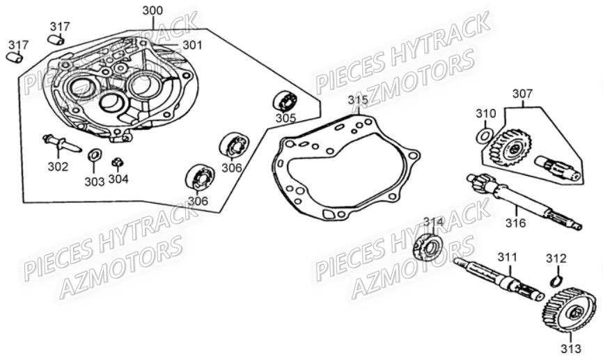 TRANSMISSION HYTRACK HY50 AV2006