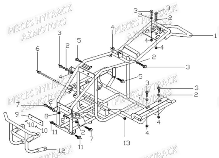 CHASSIS AZMOTORS HY50 SX