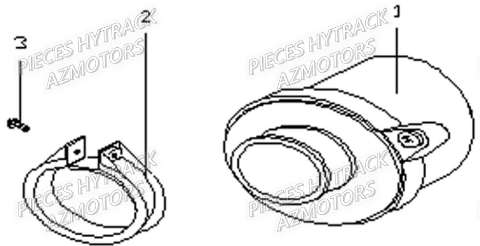 Filtre A Air HYTRACK Pieces Orgine Quad HY_50-SX-Girly