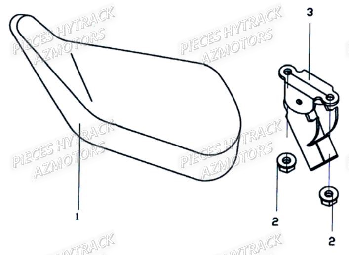 SELLE AZMOTORS HY50 SX