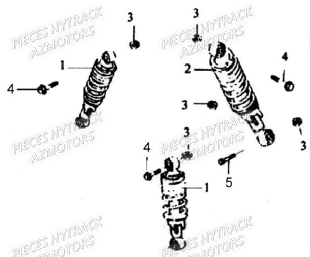 Suspension HYTRACK Pieces Orgine Quad HY_50-SX-Girly