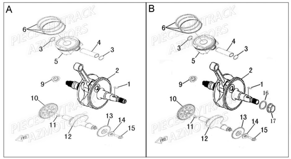 EMBIELLAGE pour HY500IS HY510IS