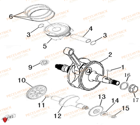 EMBIELLAGE pour HY500T T3