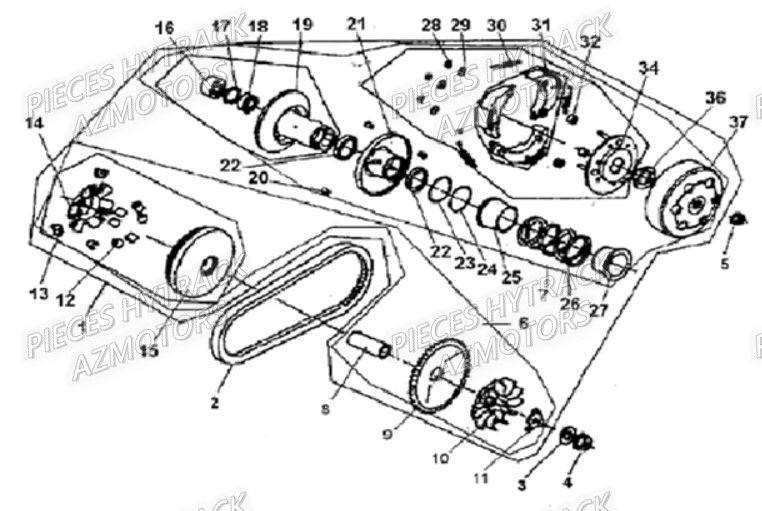 VARIATEUR HYTRACK Pièces-quad-hytrack-HY 50H-piece-en-stock-origine-quad-hytrack-bougie-batterie-courroie-galets-carenage-ampoule-alternateur-alimentation-electrique-cable-de-freins-carburateur-carrosserie-avant-carrosserie-arriere-carter-moteur-droit-chassis-roue-plaquettes-de-frein-colonne-de-direction-culasse-cylindre-piston-embiellage-direction-avant-selle-echappement-filtre-a-air-marche-pied-poignees-suspension-variateur-transmission-kitchaine-enfant