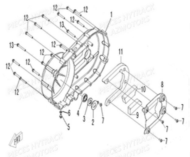 CACHE VARIATEUR AZMOTORS HY540ST