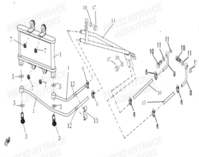 RADIATEUR D HUILE NOUVEAU MODELE HYTRACK HY540STL E4