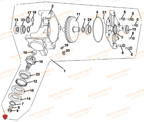 PONT ARRIERE AZMOTORS HY550