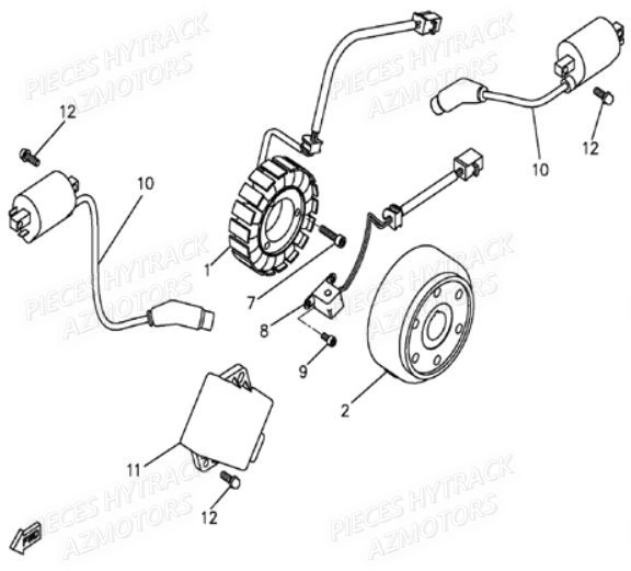 ALTERNATEUR AZMOTORS HY560