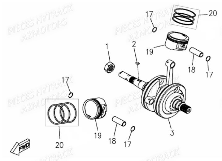 EMBIELLAGE AZMOTORS HY560