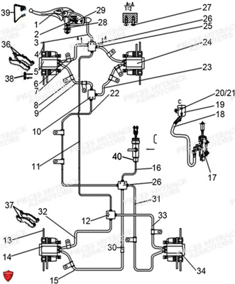 SYSTEME DE FREINAGE pour HY570IS