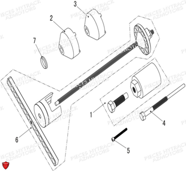 Outils HYTRACK Pièces Quad HY570IS EPS