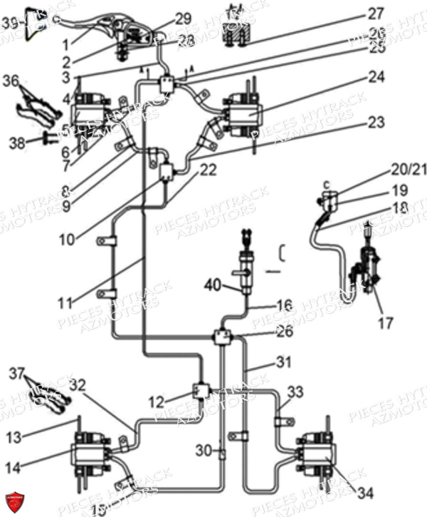 SYSTEME DE FREINAGE pour HY570IS EPS