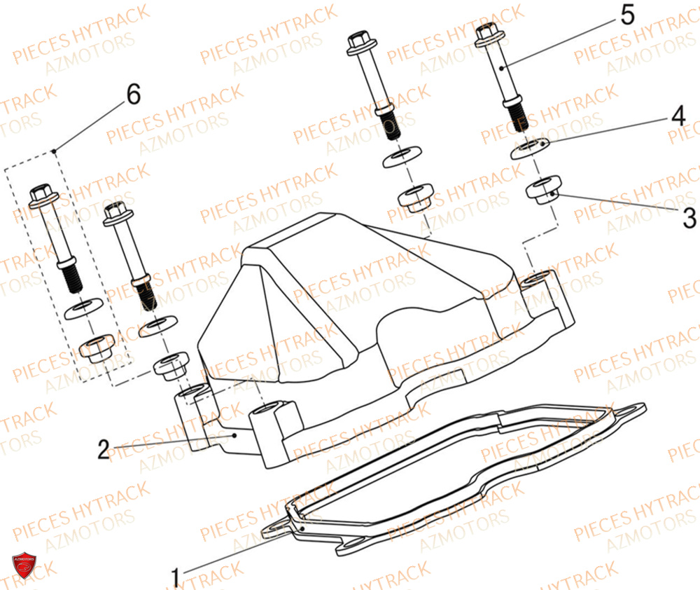 Cache Culbuteurs HYTRACK Pièces Quad HY570X 2025