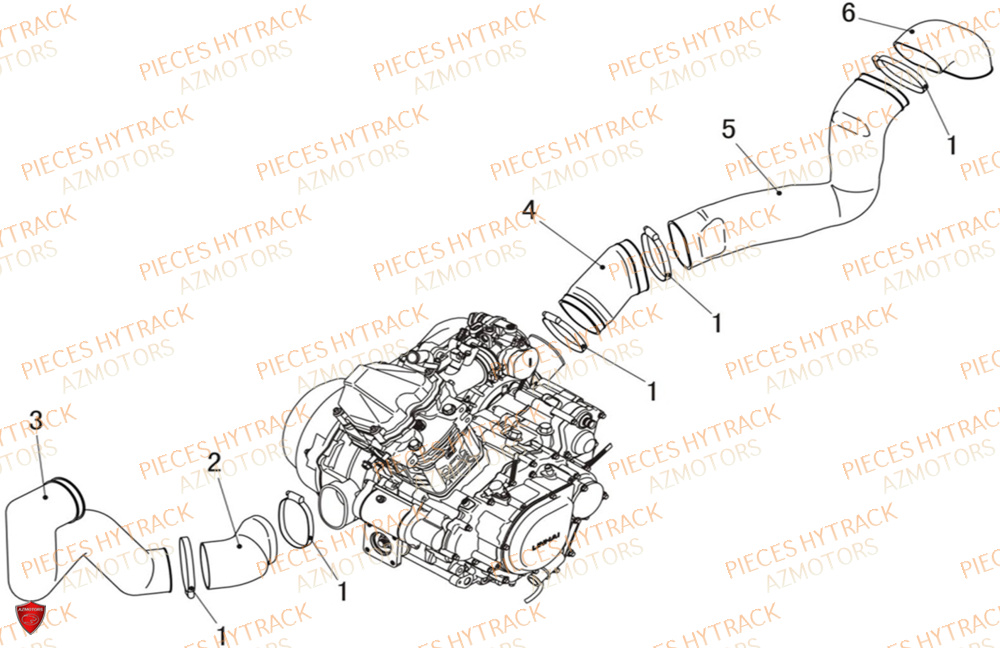 Prises D Air HYTRACK Pièces Quad HY570X 2025