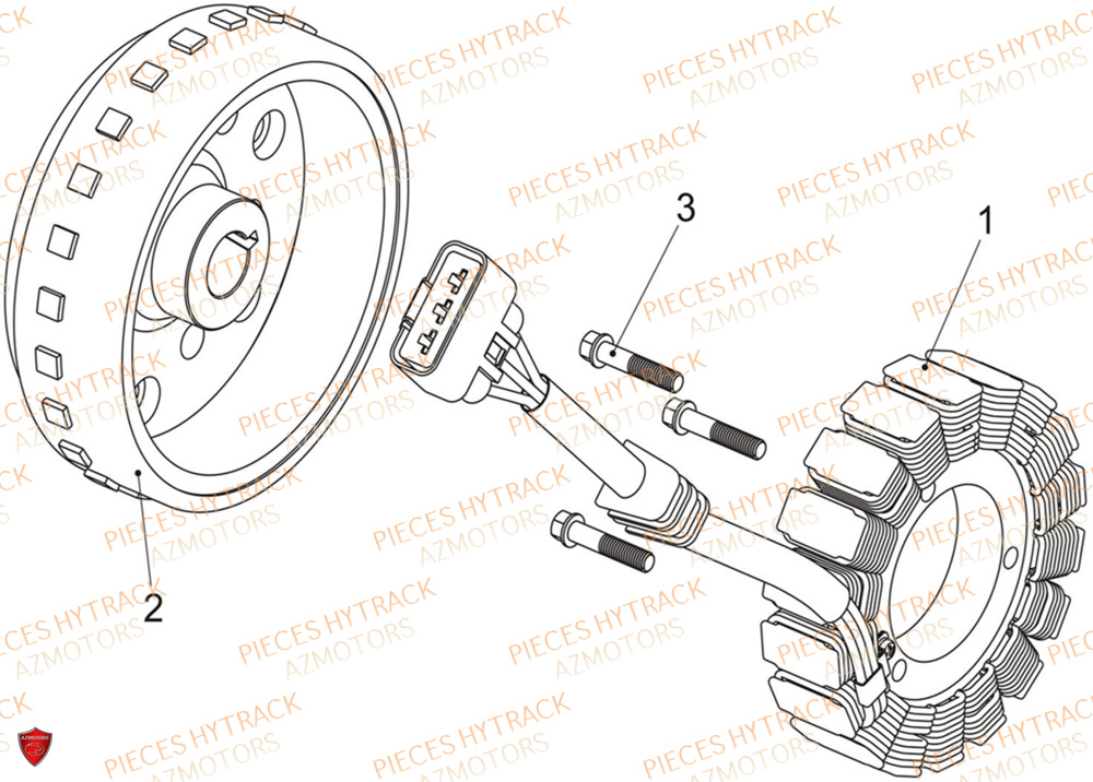 Alternateur HYTRACK Pièces Quad HY570 X EPS 2025