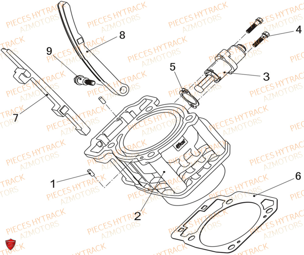 Cylindre HYTRACK Pièces Quad HY570 X EPS 2025