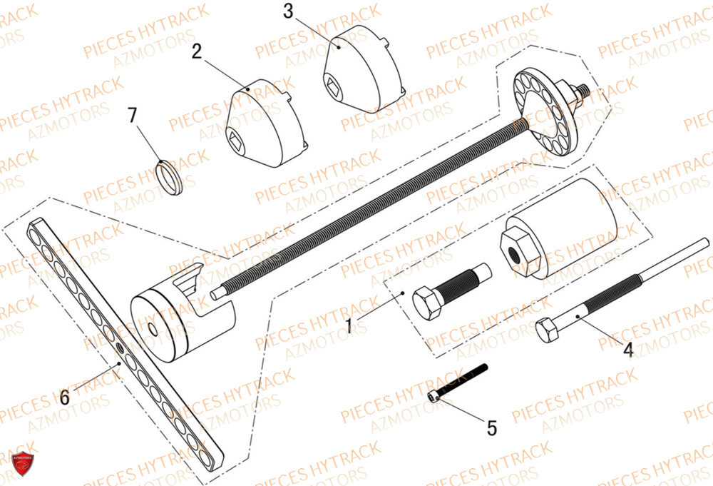 Outils HYTRACK Pièces Quad HY570 X EPS 2025