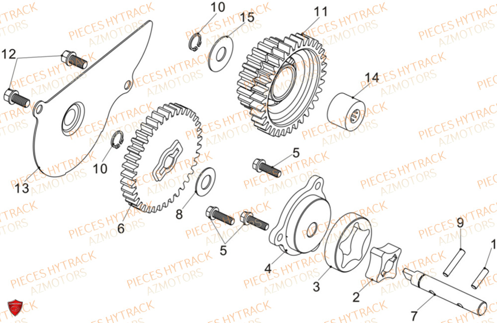 Pompe A Huile HYTRACK Pièces Quad HY570 X EPS 2025