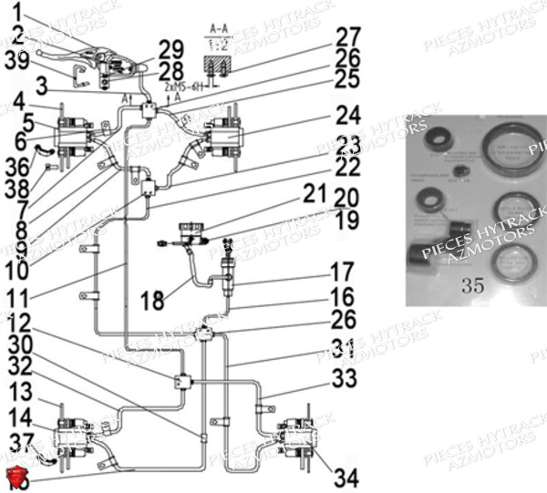 SYSTEME DE FREINAGE pour HY570 STL EPS