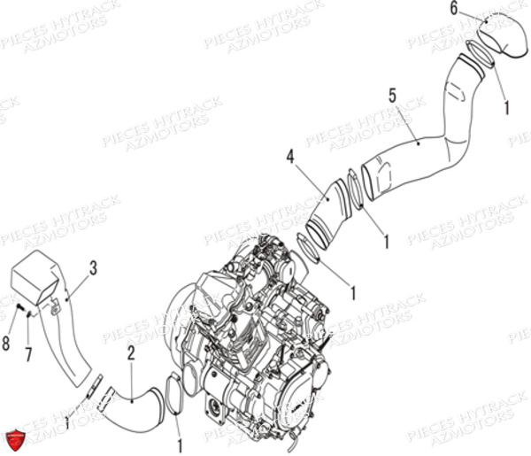 PRISES_D_AIR_EPS HYTRACK Pièces Quad HY570 X EPS