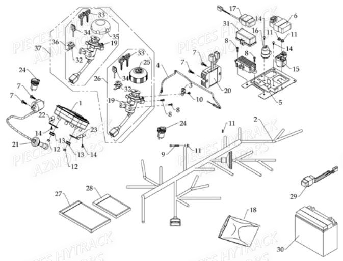 SYSTEME ELECTRIQUE HYTRACK HY590