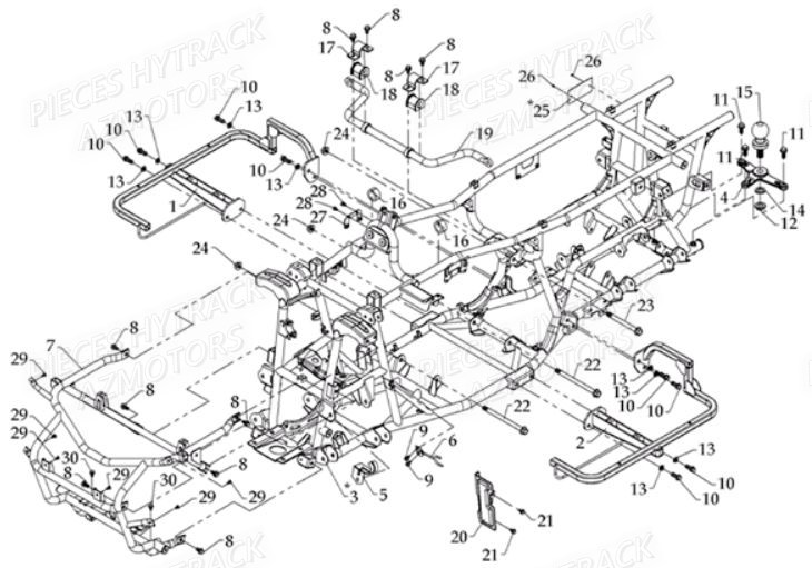 CHASSIS HYTRACK HY610