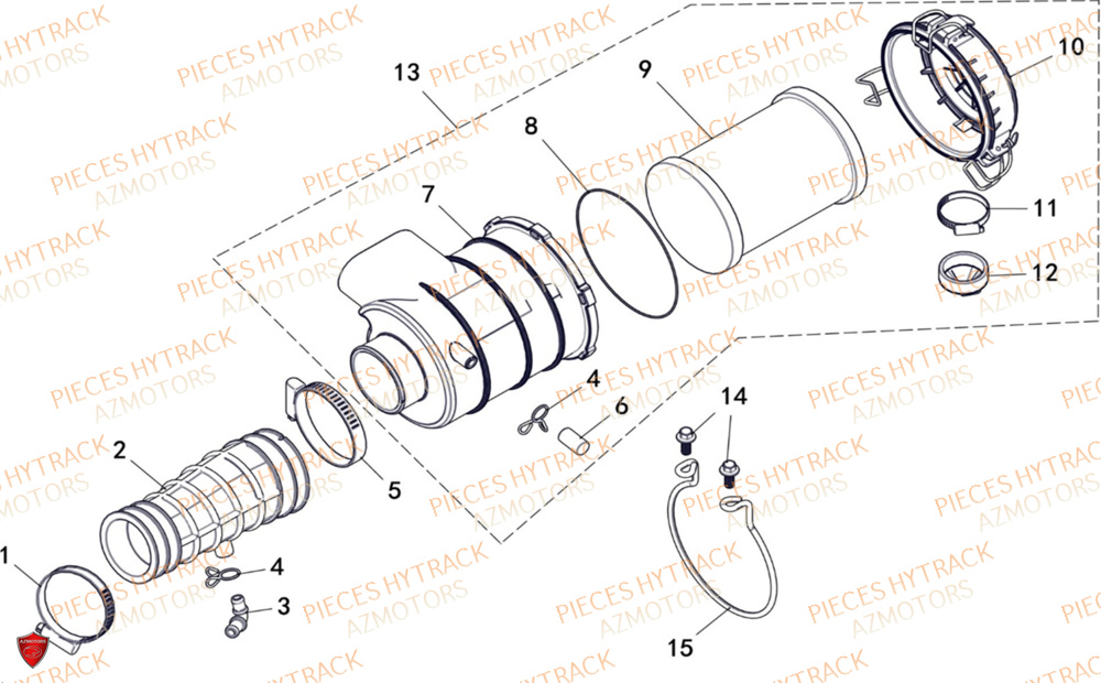 Filtre A Air HYTRACK Pièces Quad HY650X EPS 4x4