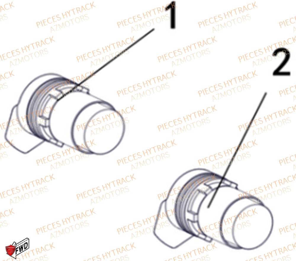 Usb Option HYTRACK Pièces Quad HY650X EPS 4x4