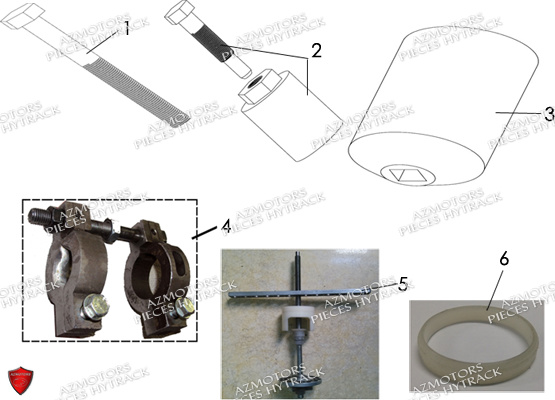 Outils HYTRACK Pièces Quad HY740STL EPS