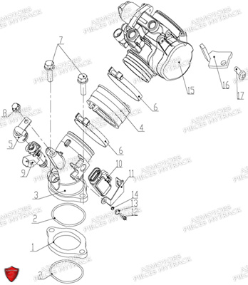 Systeme D Injection HYTRACK Pièces Quad HY740STL EPS