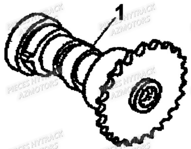 Arbre A Cames HYTRACK Pieces Origine Quad HY_80XL