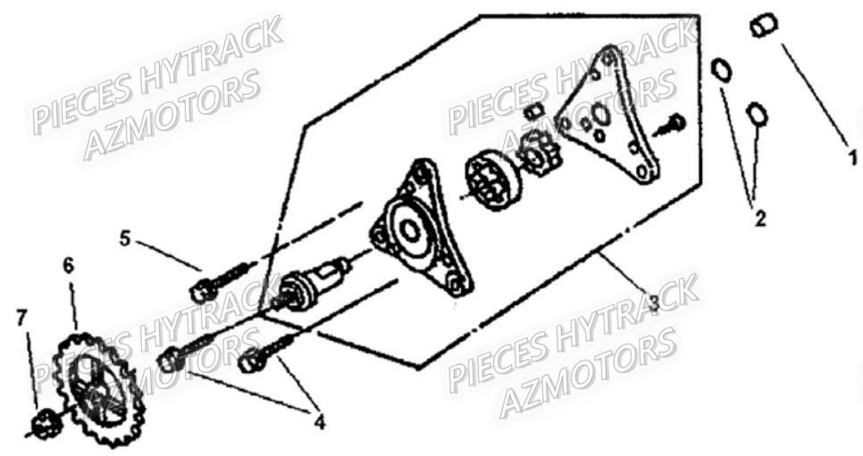 Pompe A Huile HYTRACK Pieces Origine Quad HY_80XL