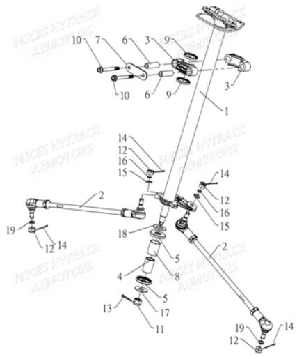 Direction HYTRACK Pièces Quad HY810L