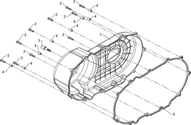 CACHE CARTER MOTEUR DROIT AZMOTORS HY810S
