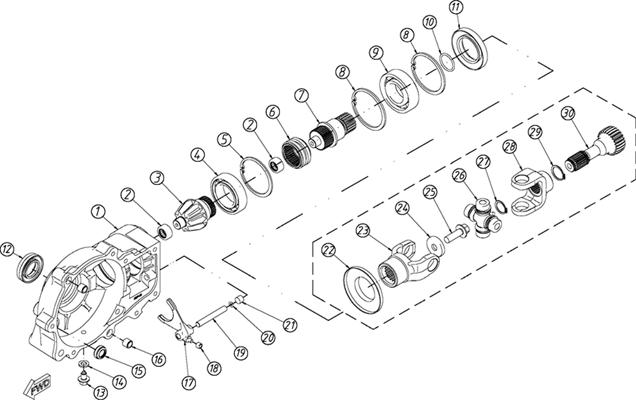 PONT AVANT DETAILLE 2 AZMOTORS HY810S