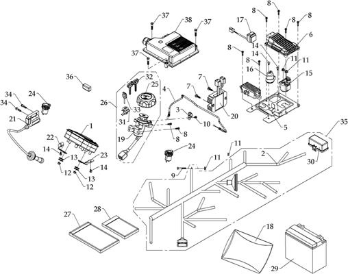 SYSTEME ELECTRIQUE AZMOTORS HY810SL