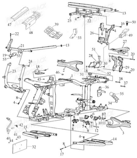 CHASSIS pour HY850S