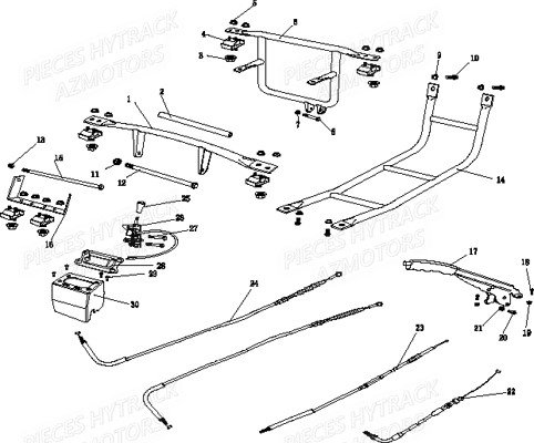 BARRES DE PROTECTION pour HY860