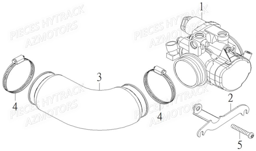 Debitmetre HYTRACK Pieces Quad HY910IS 4x4 EPS E 2014