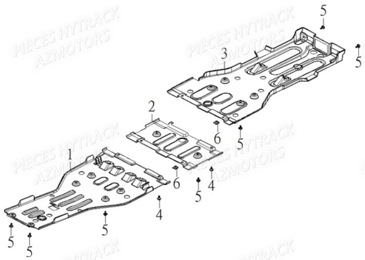 PROTECTIONS CHASSIS HYTRACK HY910IS